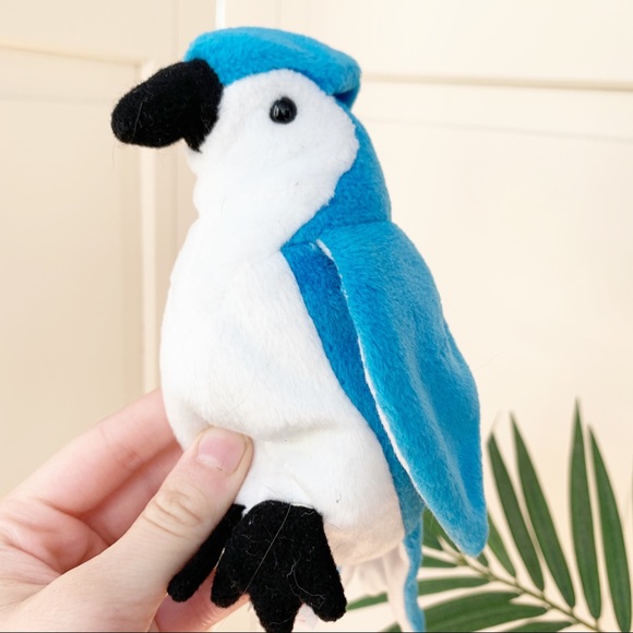 Vintage 1998 Beanie Baby Rocket the Blue Jay Bird, Rare Beanie Baby - Picture 4 of 7